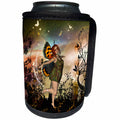 3dRose Heike Köhnen Design Fairies Fairytale - Cute little dancing fairy - Can Cooler Bottle Wrap (cc_254545)
