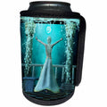 3dRose Heike Köhnen Design Fairies Fairytale - Beautiful fairy in the night - Can Cooler Bottle Wrap (cc_254554)