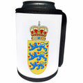 3dRose Coat of Arms Illustrations - Denmark Coat of Arms - Can Cooler Bottle Wrap (cc_255088)