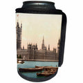 3dRose Russ Billington Designs- Old England Photographs - Houses of Parliament and Big Ben- London- England - Can Cooler Bottle Wrap (cc_255118)