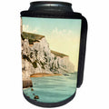 3dRose Russ Billington Designs- Old England Photographs - The White Cliffs of Dover- England- Vintage Photograph - Can Cooler Bottle Wrap (cc_255124)