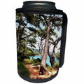 3dRose Taiche - Acrylic Painting - Trees - Explore Dream Discover - Can Cooler Bottle Wrap (cc_255281)
