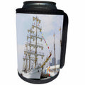 3dRose All Things Mexican - Image of Tall Mexican Sailing Ship - Can Cooler Bottle Wrap (cc_255502)