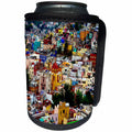 3dRose All Things Mexican - Image of Colorful View Of Guanajuato Mexico - Can Cooler Bottle Wrap (cc_255504)