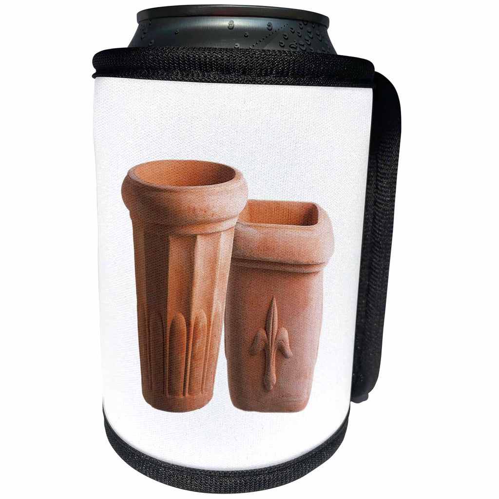 3dRose All Things Mexican - Image of Pair Of Mexican Terracotta Pottery - Can Cooler Bottle Wrap (cc_255508)