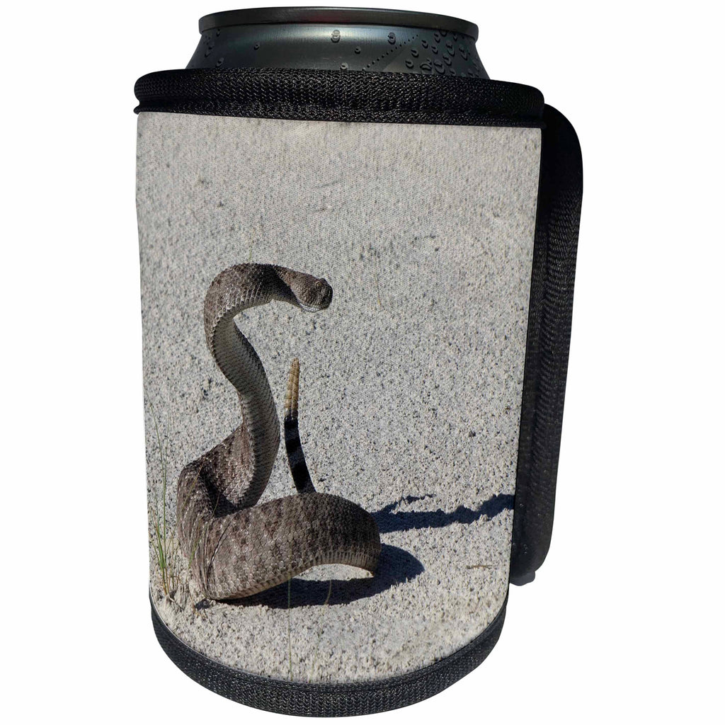 3dRose All Things Mexican - Image of Mexican Diamondback Rattle Snake - Can Cooler Bottle Wrap (cc_255512)