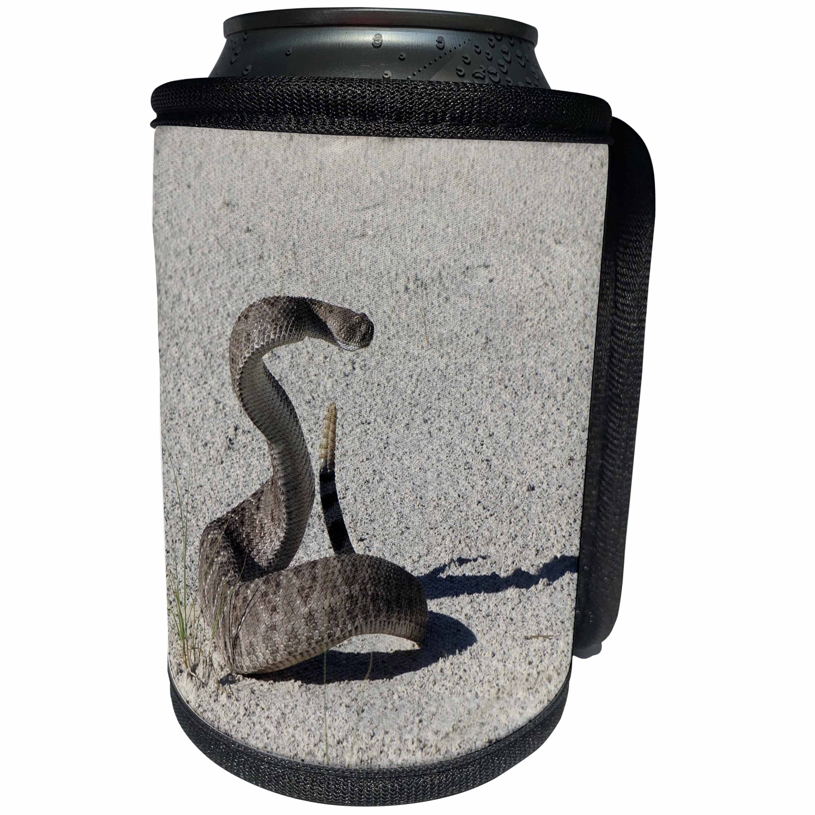 3dRose All Things Mexican - Image of Mexican Diamondback Rattle Snake - Can Cooler Bottle Wrap (cc_255512)