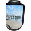 3dRose Florida - Image of St Augustine Beach - Can Cooler Bottle Wrap (cc_255521)