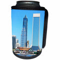 3dRose Florida - Image of Beautiful Downtown Jacksonville - Can Cooler Bottle Wrap (cc_255525)