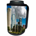 3dRose Florida - Image of Beautiful Downtown Tampa - Can Cooler Bottle Wrap (cc_255526)