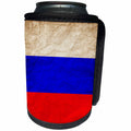 3dRose Sven Herkenrath Flags - Russian Flag Old Look Trendy Work - Can Cooler Bottle Wrap (cc_255833)