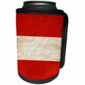 3dRose Sven Herkenrath Flags - Austrian Flag Old Look Trendy Work - Can Cooler Bottle Wrap (cc_255834)