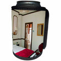 3dRose Jos Fauxtographee- Mizpah Hotel Lady in Red Room - The lady in red room in the Mizpah hotel that is said to be haunted - Can Cooler Bottle Wrap (cc_255899)