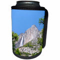 3dRose Jos Fauxtographee- Yosemite Waterfall - A beautiful waterfall in Yosemite National Park of California - Can Cooler Bottle Wrap (cc_255905)