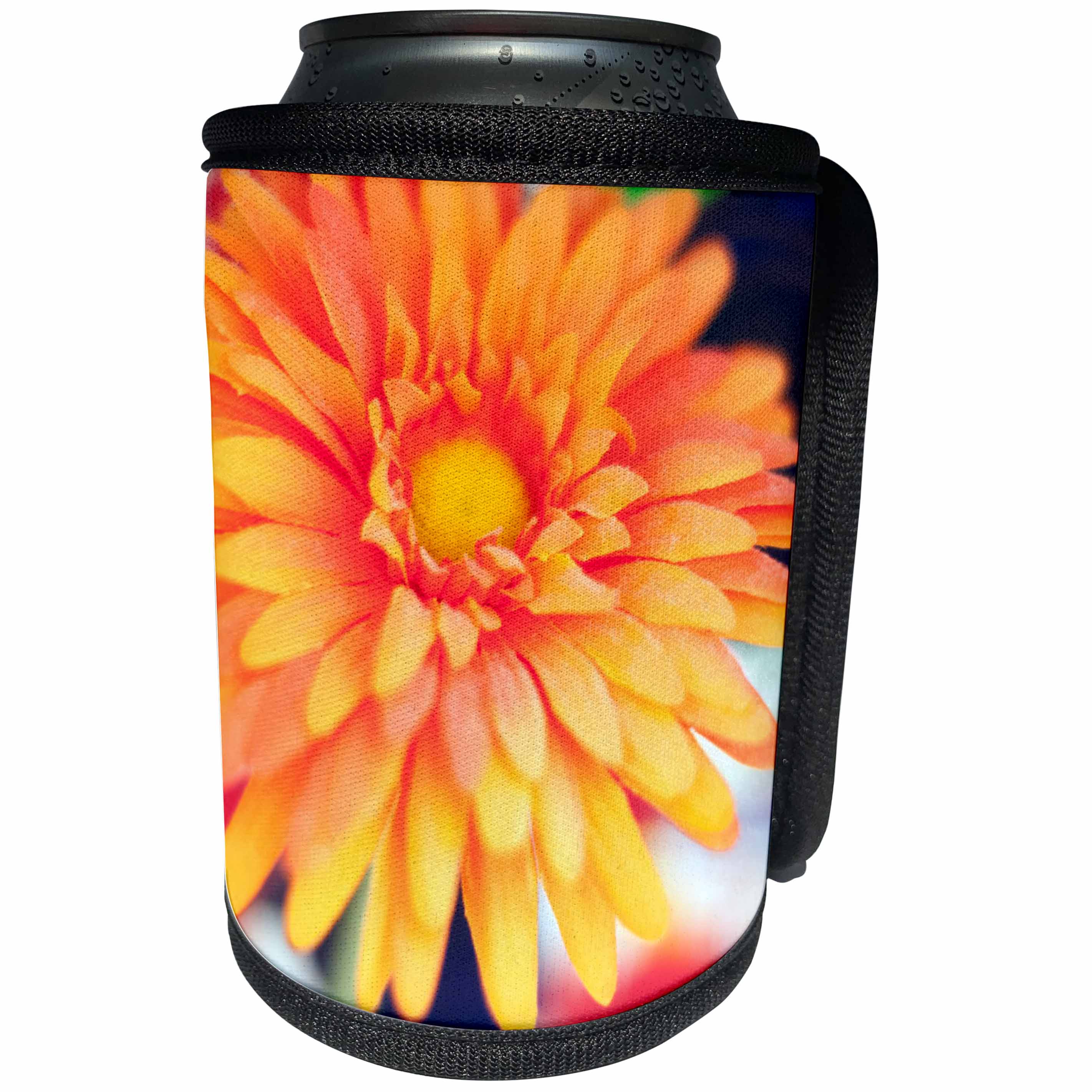3dRose Jos Fauxtographee- Floral - A close up of a peach and very beautiful flower - Can Cooler Bottle Wrap (cc_255941)