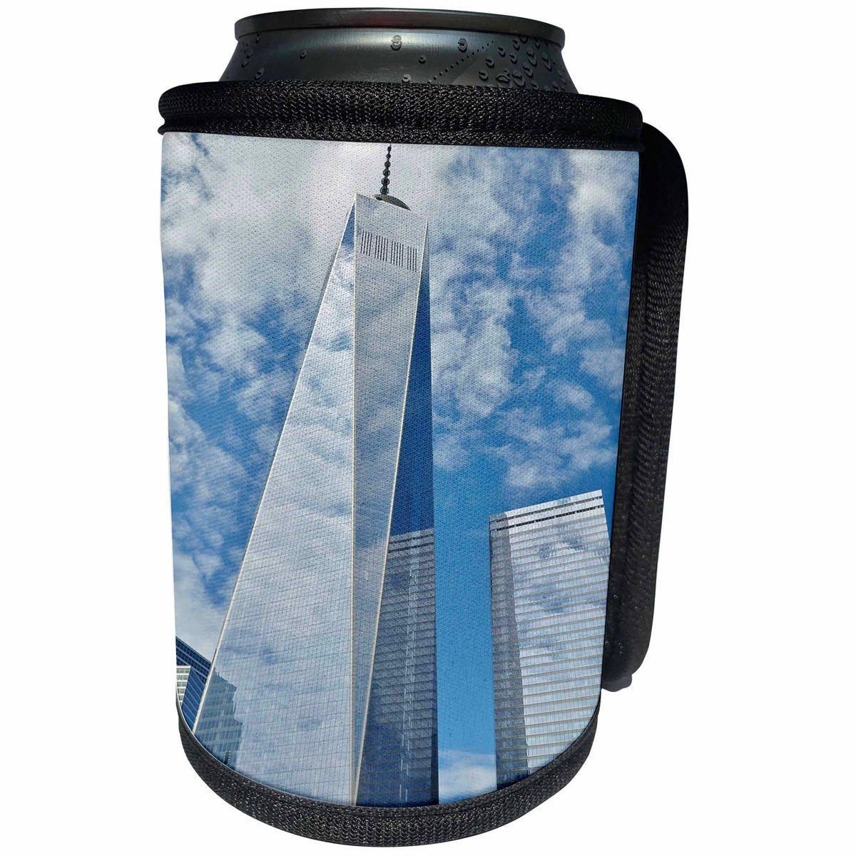 3dRose New York - Image of 1 World Trade Center - Can Cooler Bottle Wrap (cc_256139)