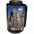 3dRose New York - Image of Manhattan Skyline With Sailboat - Can Cooler Bottle Wrap (cc_256140)