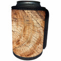 3dRose Textures II - Image of Natural Swirly Wood - Can Cooler Bottle Wrap (cc_256147)