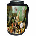 3dRose Sea Life Vintage - Image of Vintage Painting Of Sea life And Urchins - Can Cooler Bottle Wrap (cc_256311)