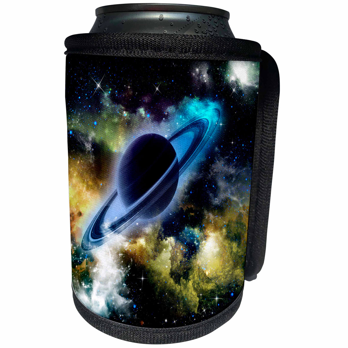 3dRose Heike Köhnen Design Fantasy - The universe with stars and moon - Can Cooler Bottle Wrap (cc_256360)