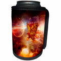 3dRose Heike Köhnen Design Animal - The fire eagle in the universe - Can Cooler Bottle Wrap (cc_256367)