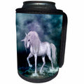 3dRose Heike Köhnen Design Fairies Fairytale - Wonderful unicorn on the beach - Can Cooler Bottle Wrap (cc_256378)