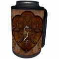 3dRose Heike Köhnen Design Sign Symbol - Wonderful Chinese dragon - Can Cooler Bottle Wrap (cc_256391)