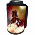 3dRose Heike Köhnen Design Animal Horse - Beautiful wild horse in the clouds - Can Cooler Bottle Wrap (cc_256396)