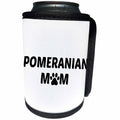3dRose Xander animal quotes - Pomeranian mom, picture of a dog paw on a white background - Can Cooler Bottle Wrap (cc_256568)