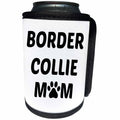 3dRose Xander animal quotes - Border Collie mom, picture of a paw on a white background - Can Cooler Bottle Wrap (cc_256586)