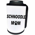 3dRose Xander animal quotes - Schnoodle mom, picture of a paw on a white background - Can Cooler Bottle Wrap (cc_256588)