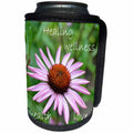 3dRose Patricia Sanders Flowers - Inspirations Healing - Can Cooler Bottle Wrap (cc_25660)