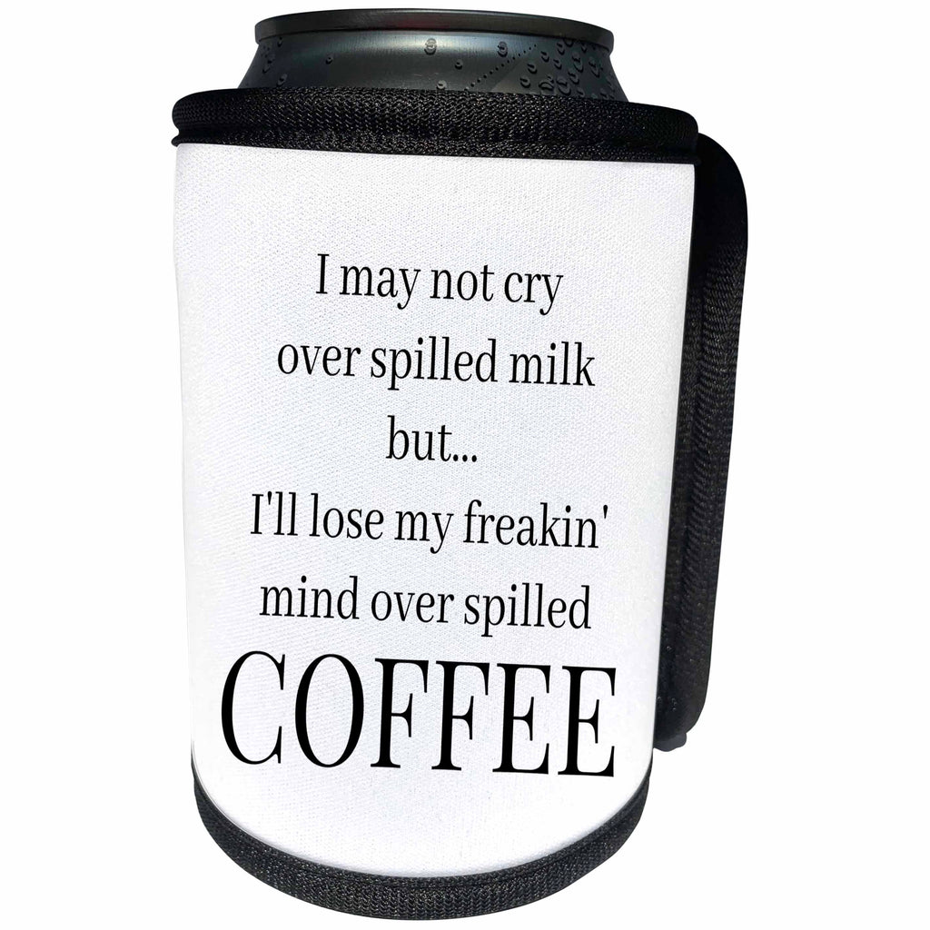 3dRose BrooklynMeme Sayings - Spilled Milk - Can Cooler Bottle Wrap (cc_256607)