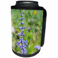 3dRose Patricia Sanders Flowers - Dream Inspire Create - Can Cooler Bottle Wrap (cc_25661)