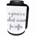 3dRose BrooklynMeme Sayings - Coffee lover - Can Cooler Bottle Wrap (cc_256613)