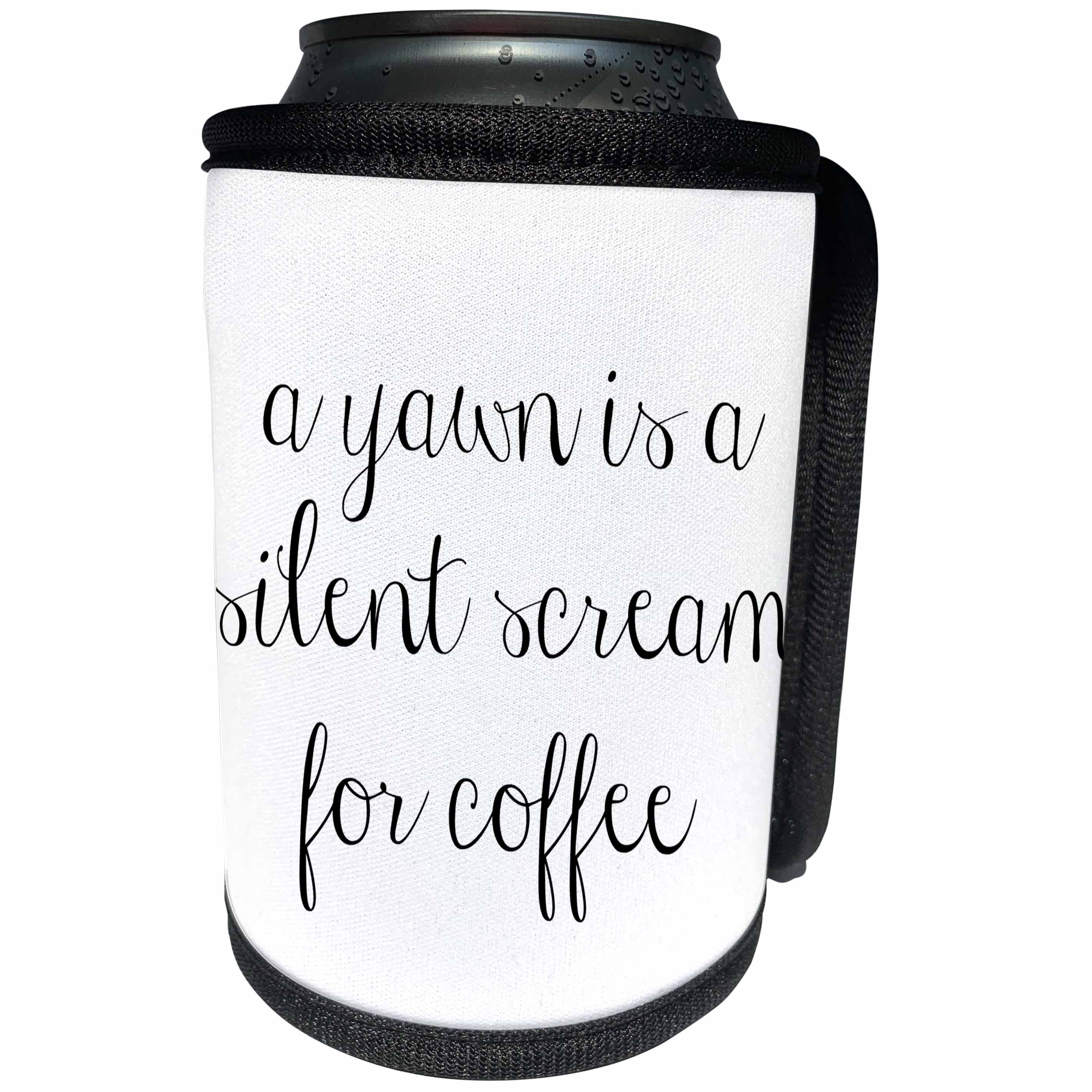 3dRose BrooklynMeme Sayings - Coffee lover - Can Cooler Bottle Wrap (cc_256613)