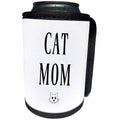 3dRose BrooklynMeme Pets - Cat Mom - Can Cooler Bottle Wrap (cc_256615)