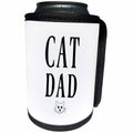 3dRose BrooklynMeme Pets - Cat Dad - Can Cooler Bottle Wrap (cc_256616)