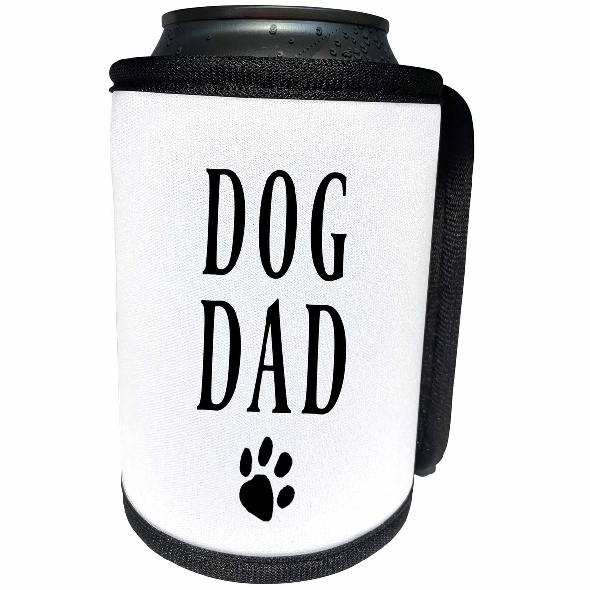 3dRose BrooklynMeme Pets - Dog Dad - Can Cooler Bottle Wrap (cc_256617)