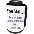 3dRose BrooklynMeme Funny Sayings - You matter - Can Cooler Bottle Wrap (cc_256619)