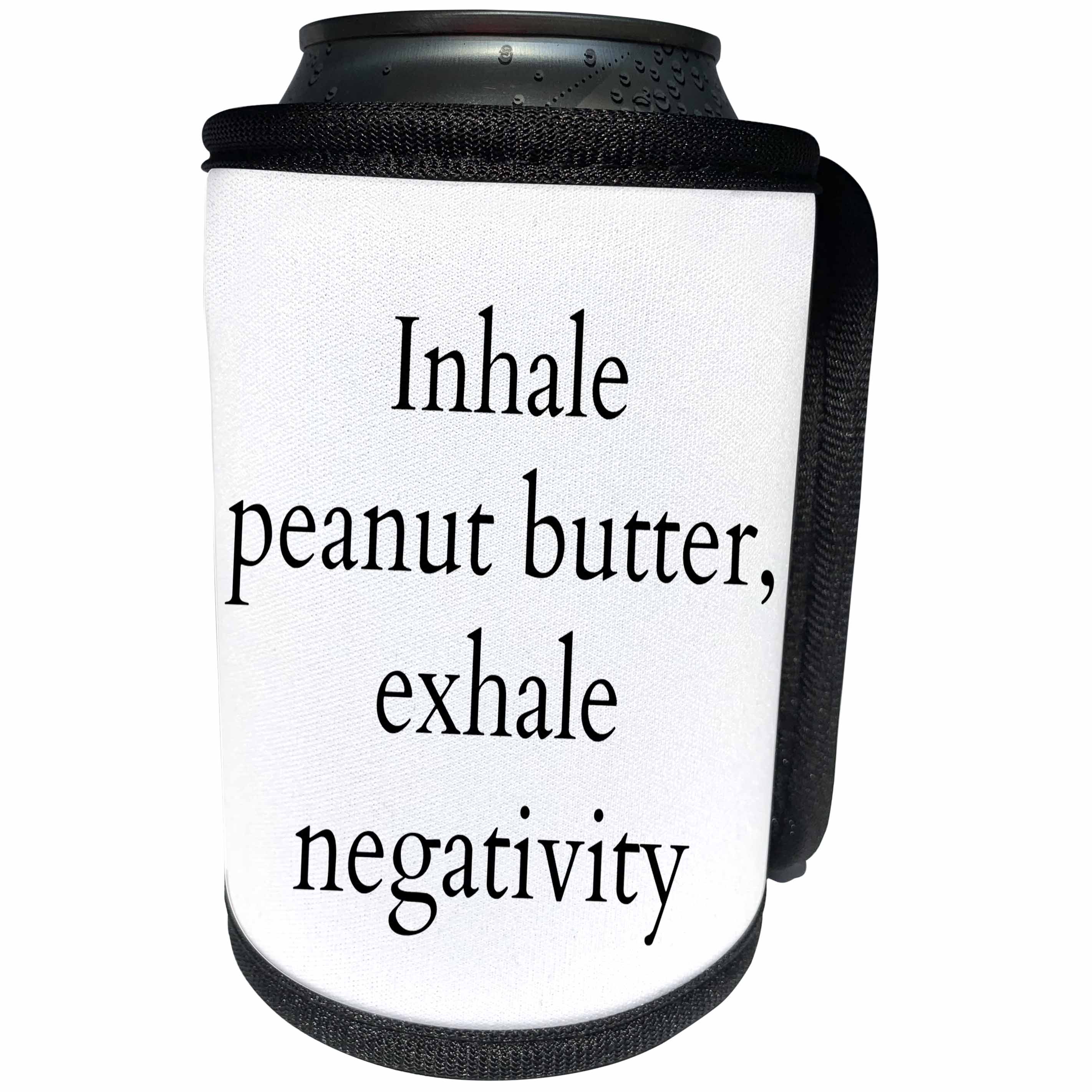 3dRose BrooklynMeme Funny Sayings - Peanut butter lover - Can Cooler Bottle Wrap (cc_256623)