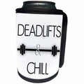 3dRose BrooklynMeme Sports - Deadlifts and Chill - Can Cooler Bottle Wrap (cc_256648)