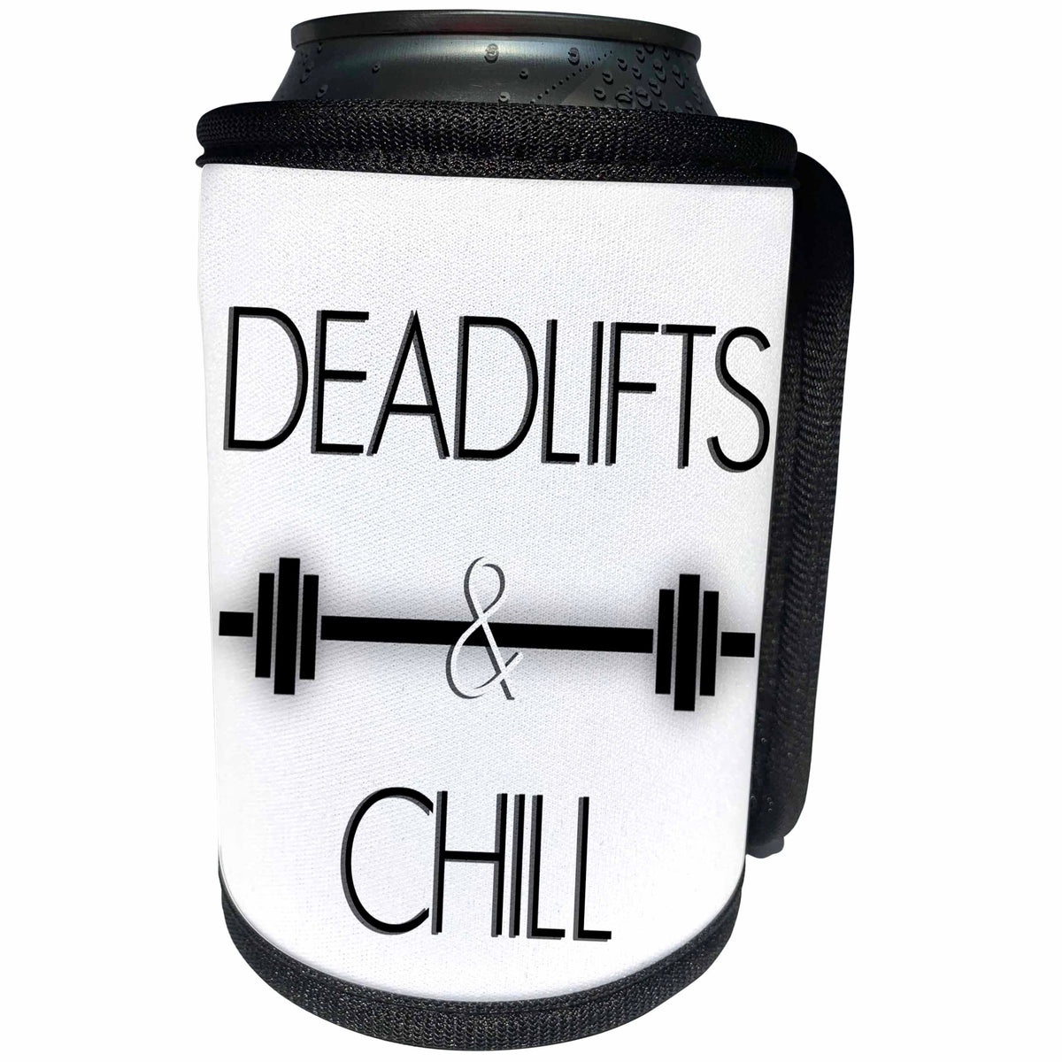 3dRose BrooklynMeme Sports - Deadlifts and Chill - Can Cooler Bottle Wrap (cc_256648)