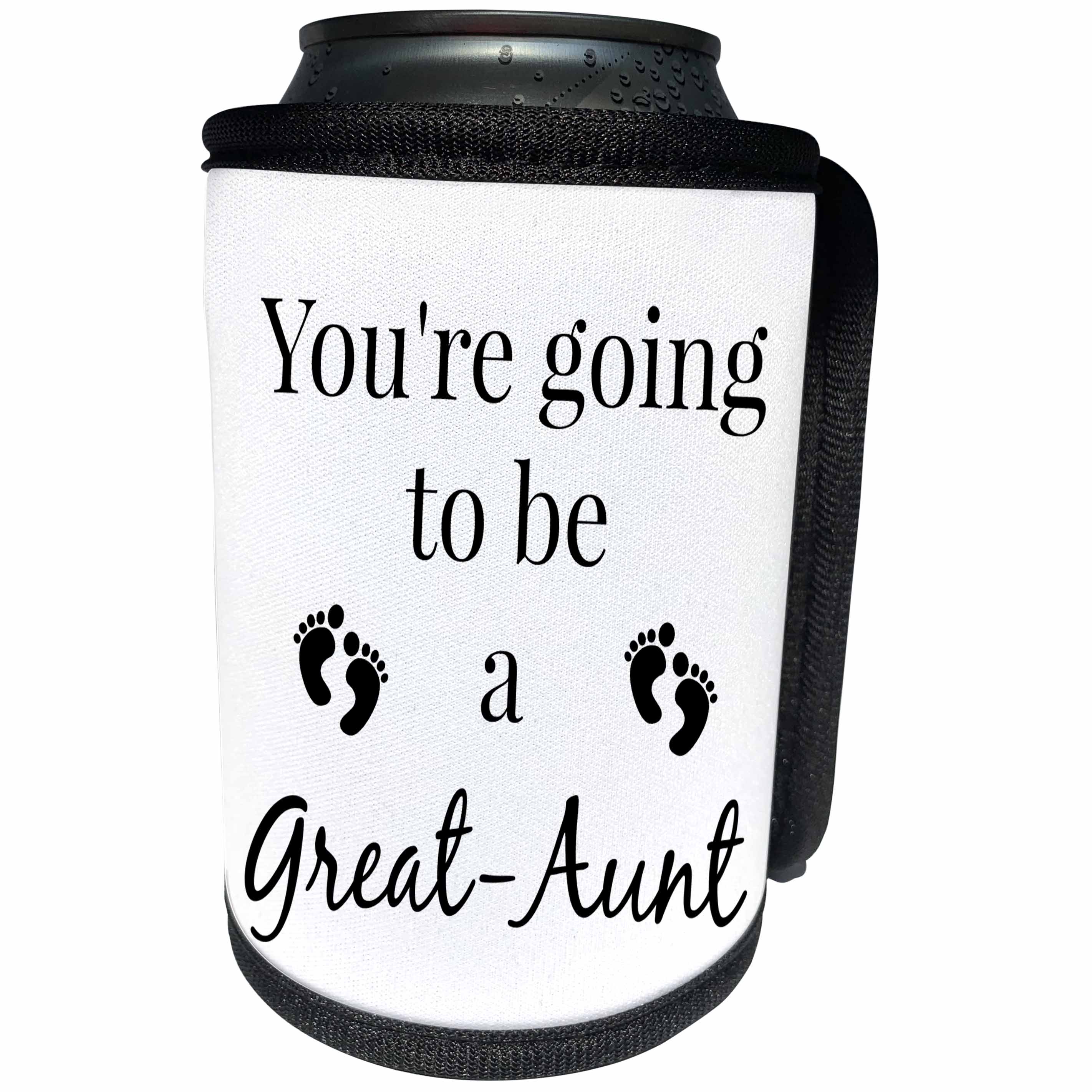 3dRose BrooklynMeme Sayings - Youre going to be a Great Aunt - Can Cooler Bottle Wrap (cc_256668)