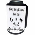 3dRose BrooklynMeme Sayings - Youre going to be a Great Grandmother - Can Cooler Bottle Wrap (cc_256670)