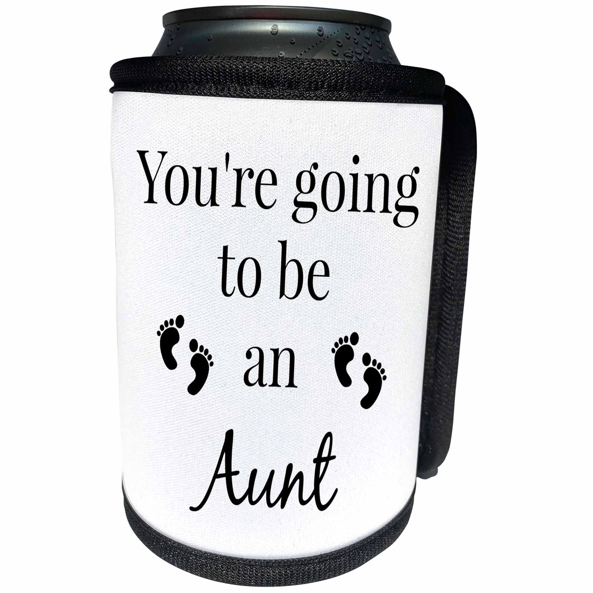 3dRose BrooklynMeme Sayings - Youre going to be an Aunt - Can Cooler Bottle Wrap (cc_256672)
