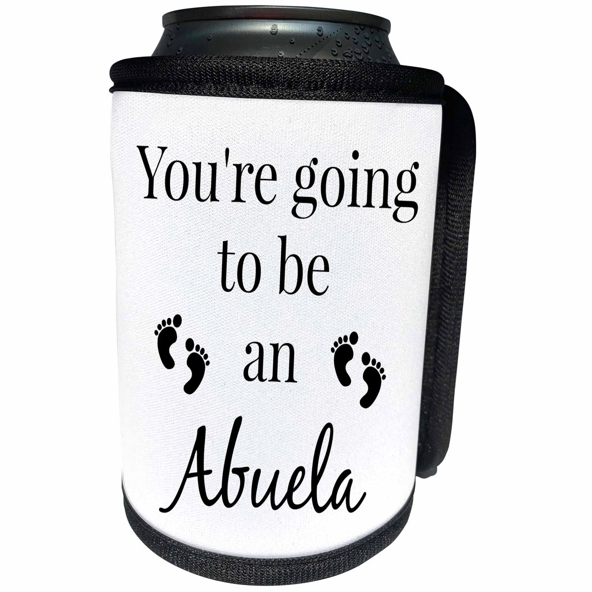 3dRose BrooklynMeme Sayings - Youre going to be an Abuela - Can Cooler Bottle Wrap (cc_256676)