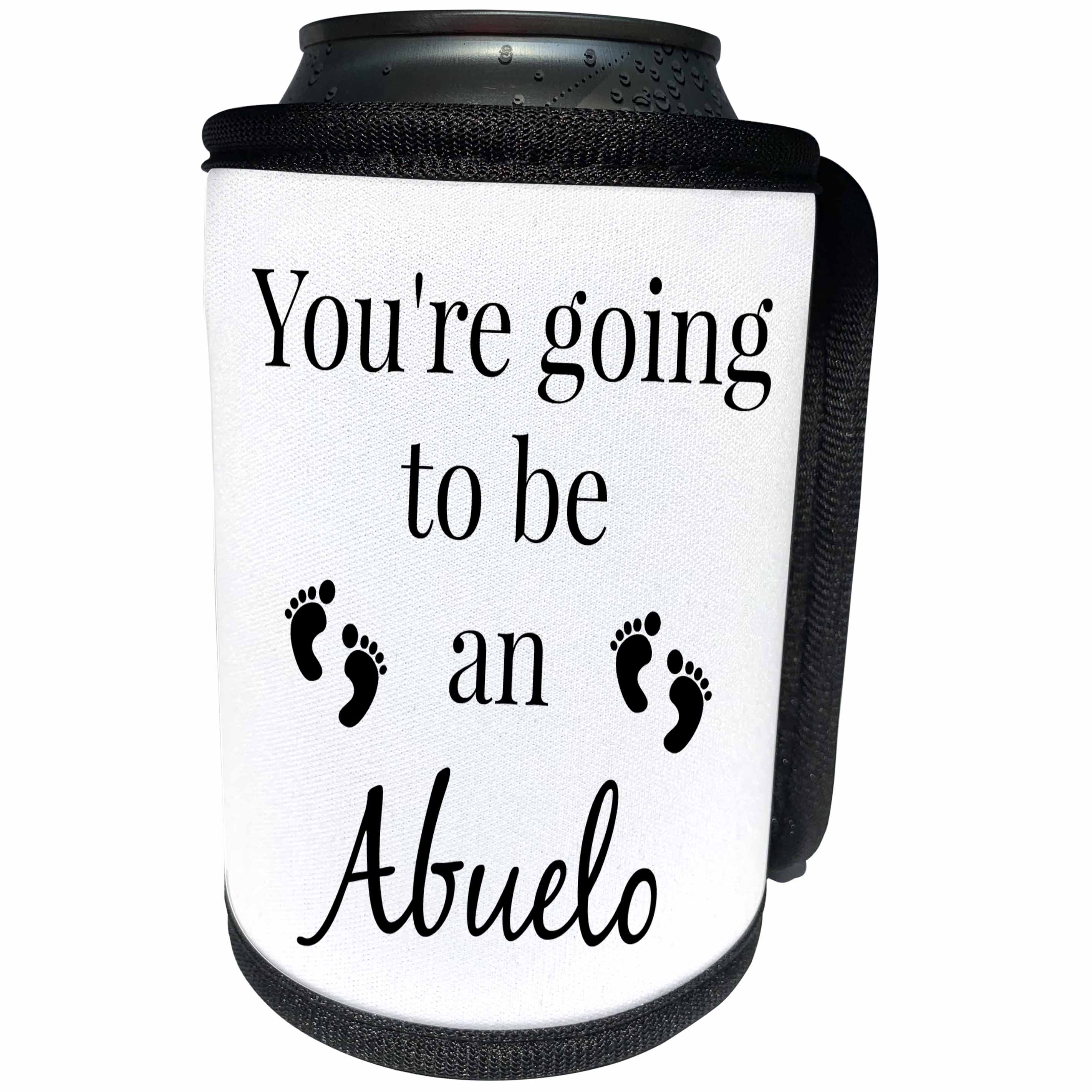 3dRose BrooklynMeme Sayings - Youre going to be an Abuelo - Can Cooler Bottle Wrap (cc_256677)