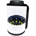 3dRose Boehm Graphics Cartoon - Cartoon Flying Saucer - Can Cooler Bottle Wrap (cc_256680)