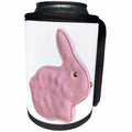 3dRose Boehm Graphics Holiday Easter - Pink Marshmallow Easter Bunny Candy - Can Cooler Bottle Wrap (cc_256694)